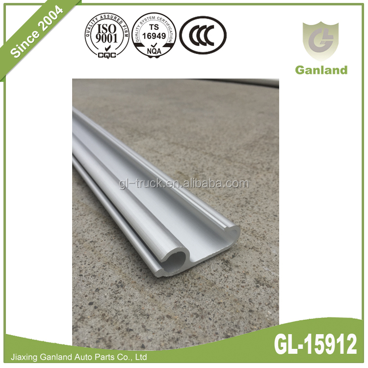 GL-15912 Aluminiumprofil Gardinstang Type AE til Sidegardintrailer