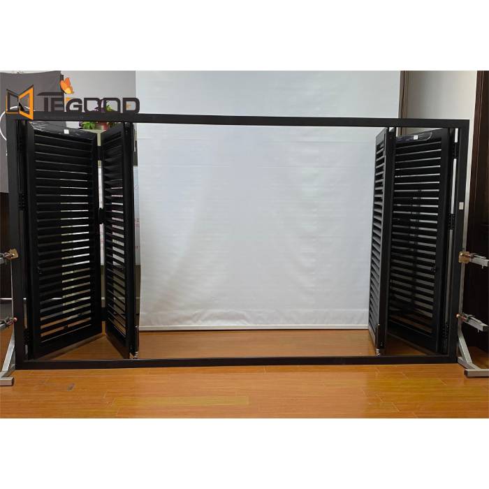 Hurricane aluminium foldbare harmonikaskodder