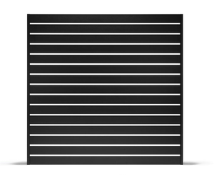 Aluminiumslegering udendørs horisontale skodder louvers blade slats til hegn og væg