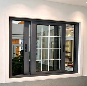 WANJIA AS2047 NFRC Skydevinduer RAMME Hus Valgfrie Elektriske Automatiske Vinduer Aluminium Glas Horisontale Skydevinduer