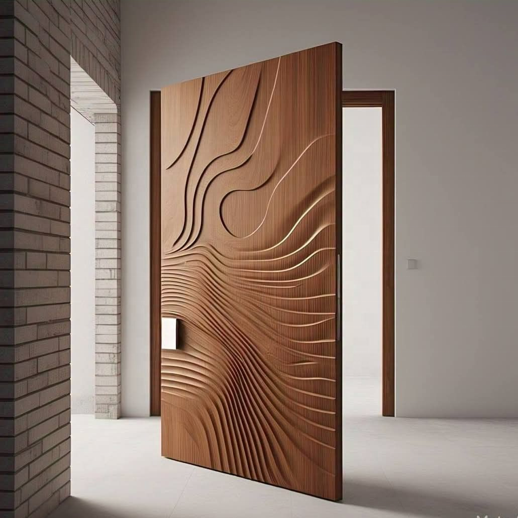 Aluminium Pivotdør Design 5