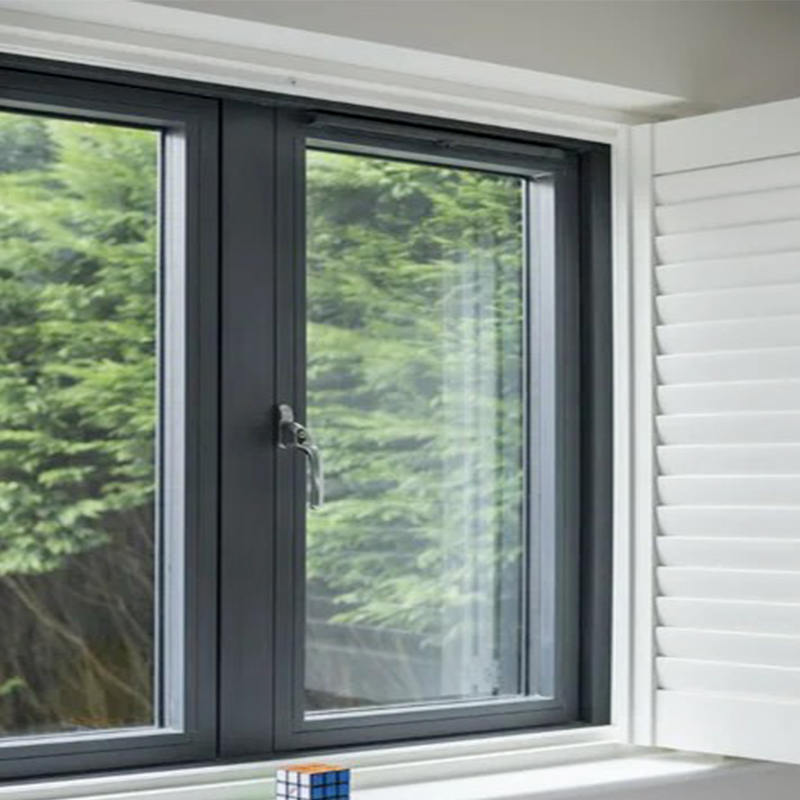 Shandong Aluminium Dobbeltglas Tredobbeltglaseret Svingdør med Hærdet Glas til Lejlighed