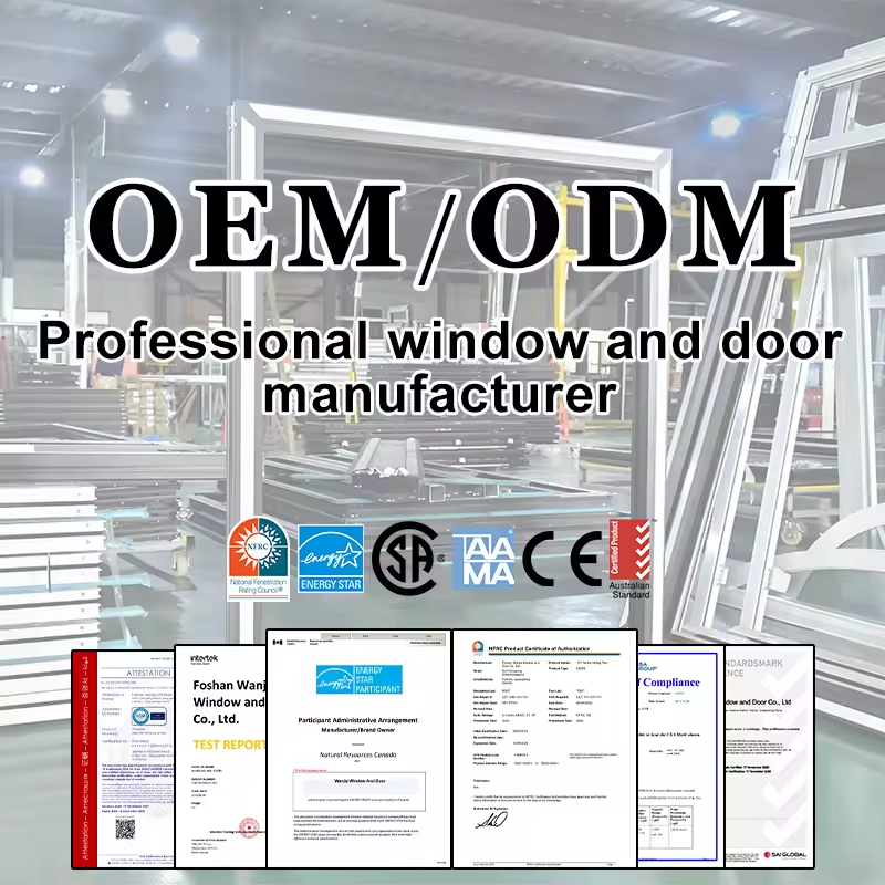 WANJIA AS2047 NFRC Skydevinduer RAMME Hus Valgfrie Elektriske Automatiske Vinduer Aluminium Glas Horisontale Skydevinduer