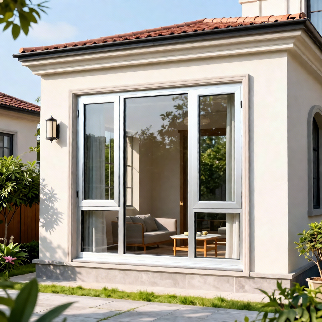 Vindtætte vinduer Villa-aluminiumsvinduer Aluminiumsskydevinduer Karmvindue Husvindue Sikkerhedslåsvindue