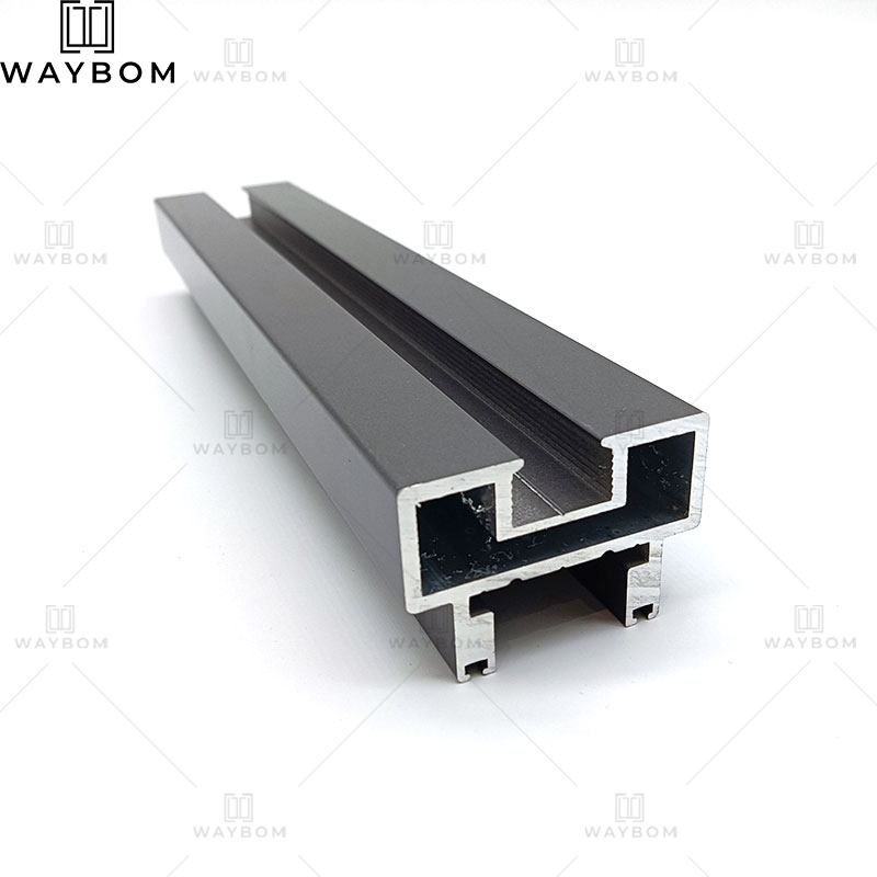Waybom Bi Foldedøre Profiler Aluminium Materiale Indvendig Glasdør Profil Teleskopisk Slimline Aluminium Skydedør