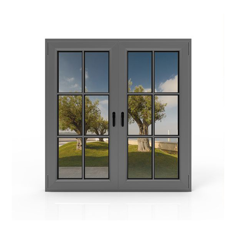 Shandong Aluminium Dobbeltglas Tredobbeltglaseret Svingdør med Hærdet Glas til Lejlighed