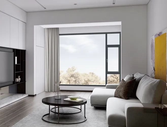 Moderne design tredobbelt dobbeltglaseret aluminiumsrammevindue dreje-tilt markisevinduer lamelvinduer horisontale åbningsbare glasvinduer