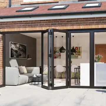 78 Isoleret foldedør i aluminium