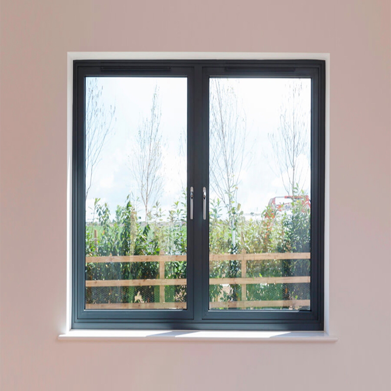 Shandong Aluminium Dobbeltglas Tredobbeltglaseret Svingdør med Hærdet Glas til Lejlighed