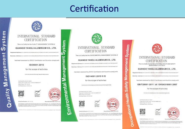 Certifications