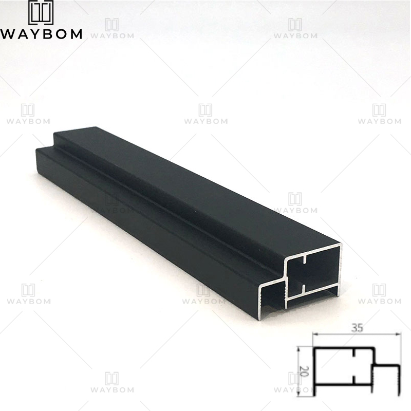 Waybom Bi Foldedøre Profiler Aluminium Materiale Indvendig Glasdør Profil Teleskopisk Slimline Aluminium Skydedør