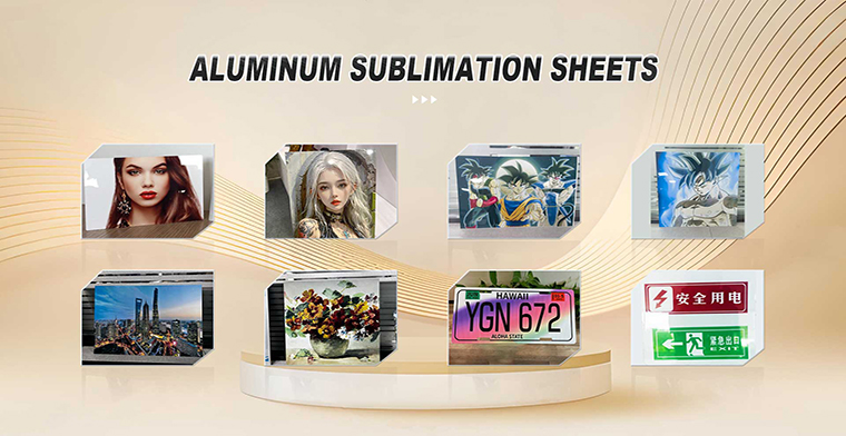 HD Sublimering Aluminium Emner Metalplade