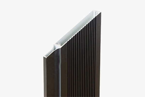 Energibesparende termisk brudt aluminiumsgardinvægsprofil isoleret aluminiumsfacadesystem til kommerciel kontorbygning