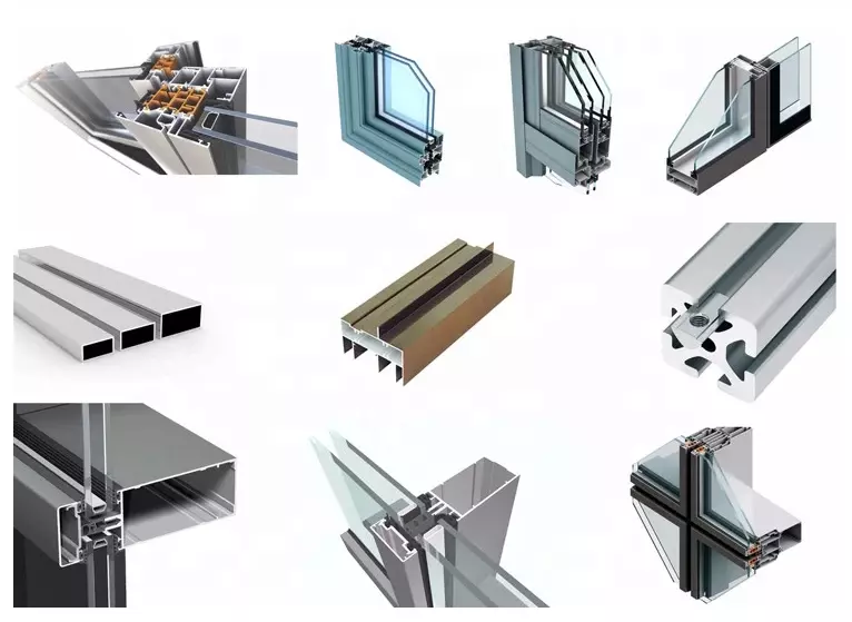 OEM Hot Sale 28 Casement Window Sliding Door Aluminum Profiles 6000 Series Grade Bending Cutting for South Africa Market