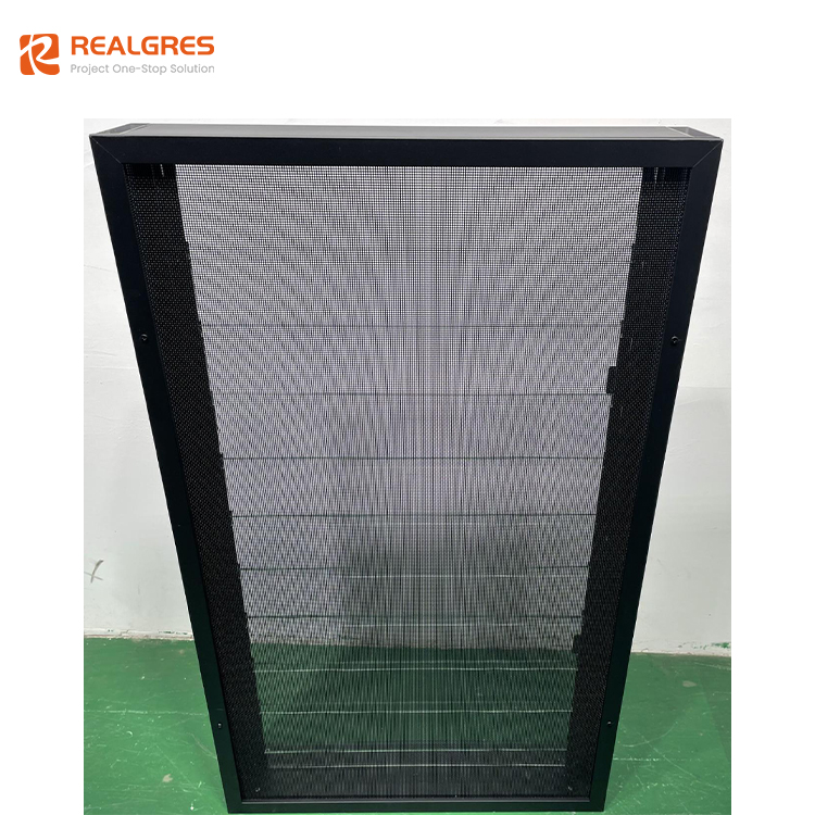 Realgres H-120cm X 60cm-B Aluminium Jalouplus Vindue Vertikal 12 Blade